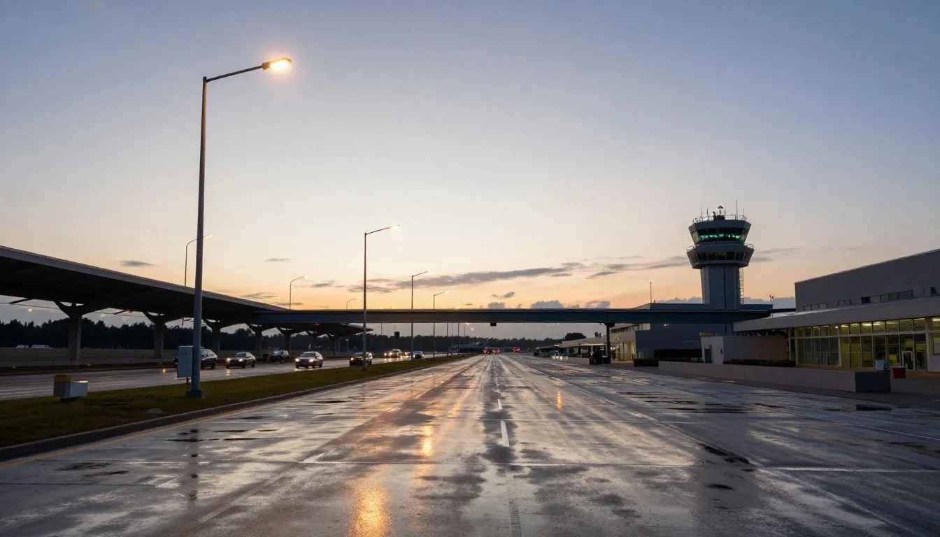 Sydney Airport road approaches along Joyce Drive and Mascot arterial corridor