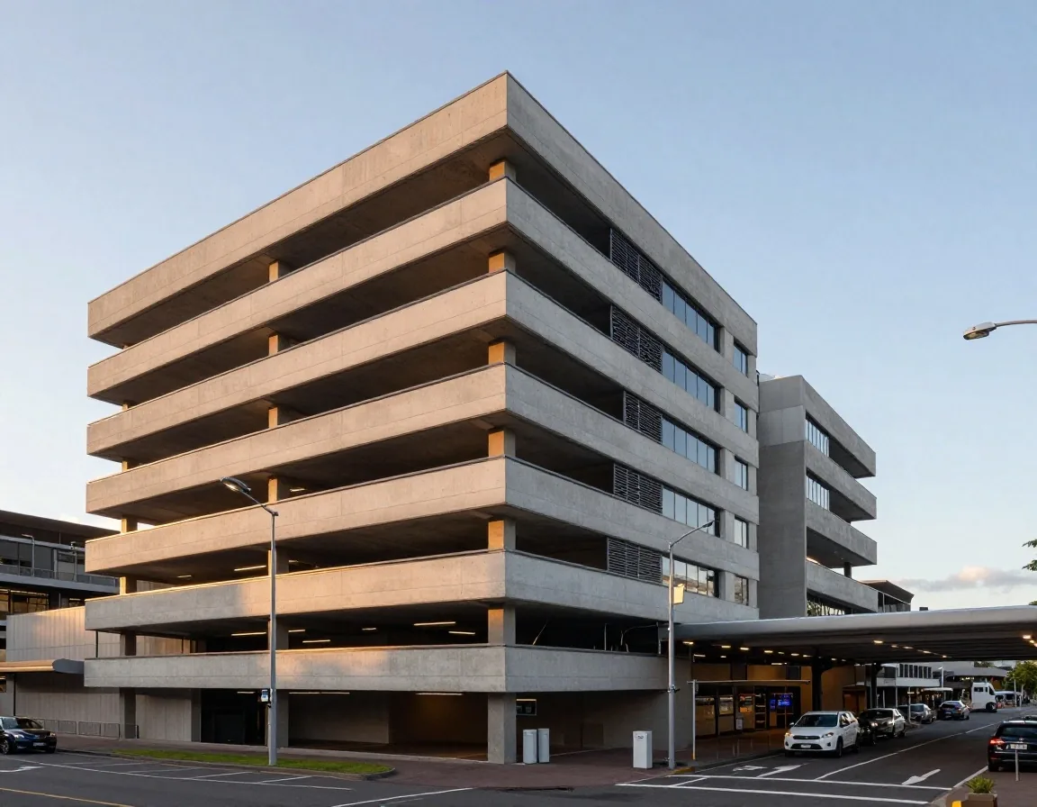 International Terminal 1 P7 multi-deck car park at Sydney Airport