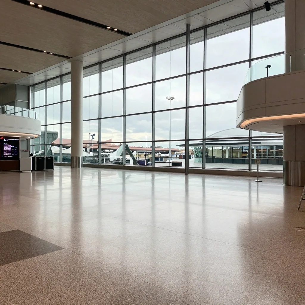 Modern terminal architecture at Mascot